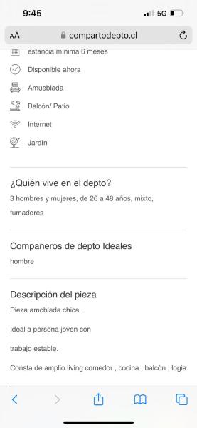 Habitación privada